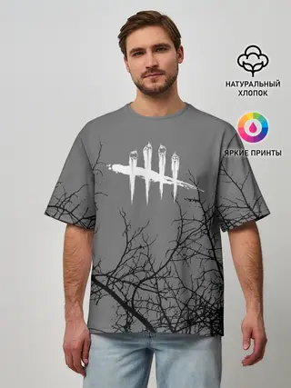 Мужская футболка оверсайз / DEAD BY DAYLIGHT