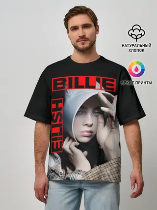 Мужская футболка оверсайз / BILLIE EILISH