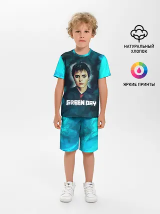 Детская пижама с шортами / Billie | GreenDay | ГринДай