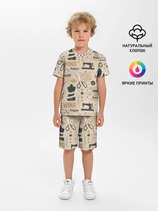 Детская пижама с шортами / sewing