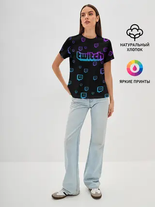 Женская базовая футболка / Twitch