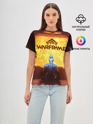 Женская базовая футболка / Warframe