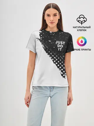 Женская базовая футболка / JUST DO IT