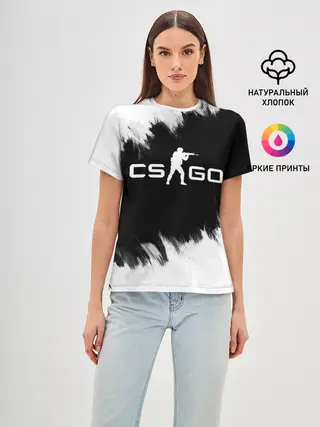Женская базовая футболка / CS:GO BW