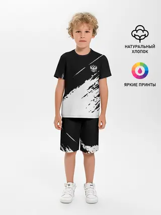Детская пижама с шортами / Russia sport