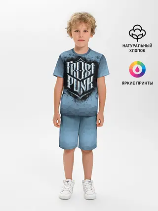 Детская пижама с шортами / Frostpunk Logo