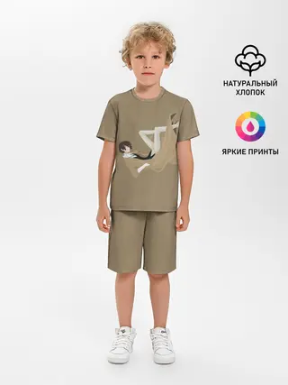 Детская пижама с шортами / Осаму на спине