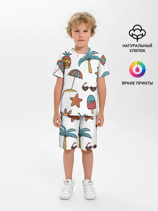 Детская пижама с шортами / Отпуск