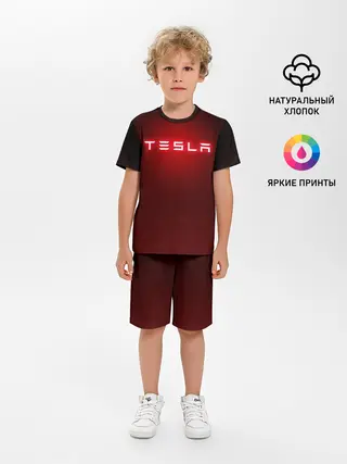 Детская пижама с шортами / TESLA