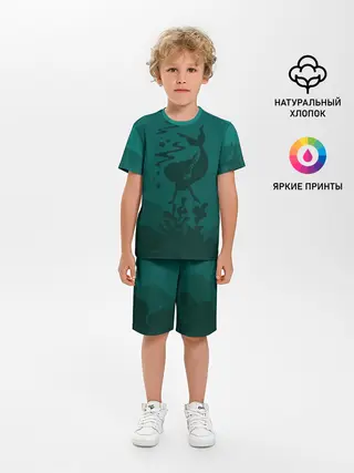 Детская пижама с шортами / Русалка