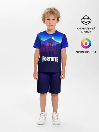 Детская пижама с шортами / fortnite