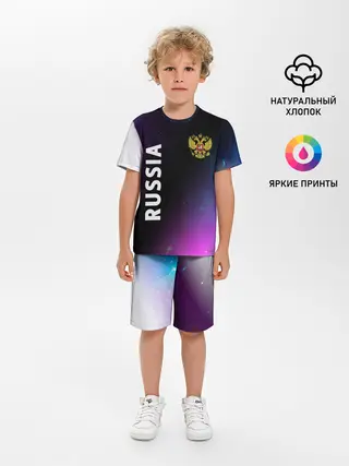 Детская пижама с шортами / RUSSIA / РОССИЯ