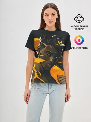 Женская базовая футболка / VALORANT PHOENIX