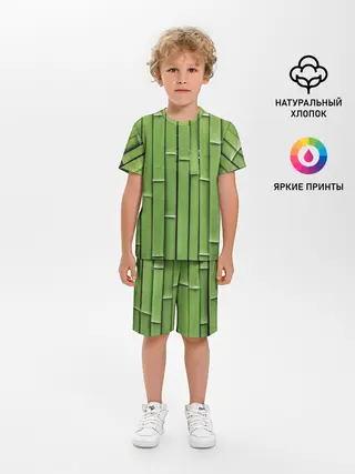Детская пижама с шортами / Бамбук