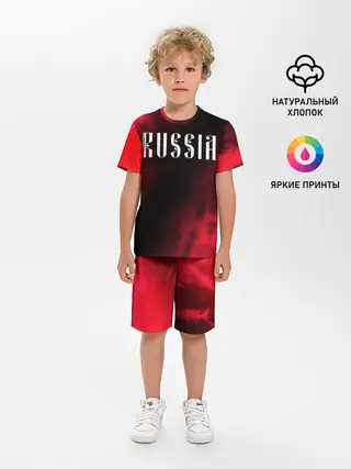 Детская пижама с шортами / RUSSIA / РОССИЯ