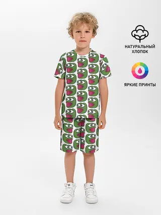Детская пижама с шортами / Poggers Pattern