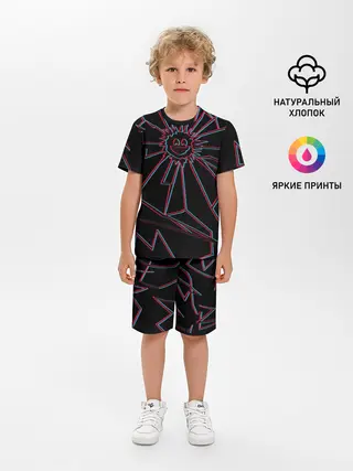 Детская пижама с шортами / ЧЕРНОЕ ЗЕРКАЛО