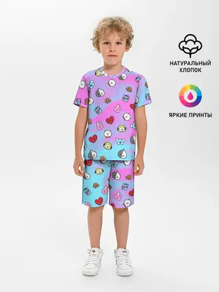 Детская пижама с шортами / BT21