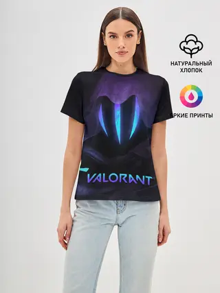 Женская базовая футболка / VALORANT OMEN