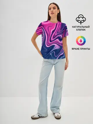 Женская базовая футболка / Abstraction