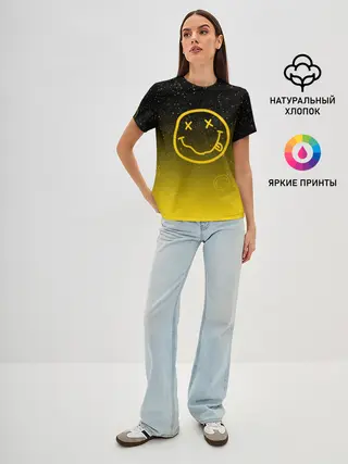 Женская базовая футболка / NIRVANA SPACE