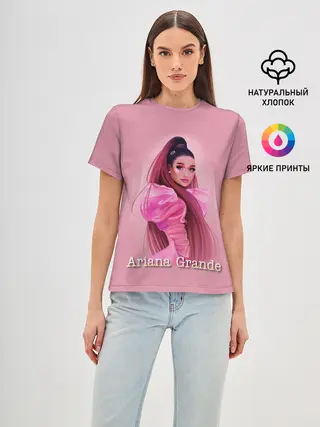 Женская базовая футболка / Ariana Grande