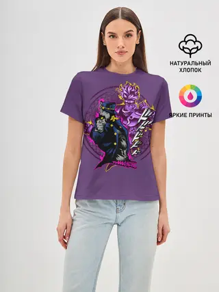 Женская базовая футболка / JoJo Bizarre Adventure