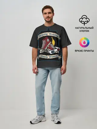 Мужская футболка оверсайз / Doctor Who