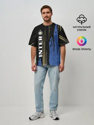Мужская футболка оверсайз / INTER.
