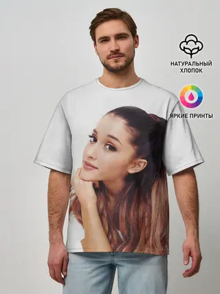 Мужская футболка оверсайз / Ariana Grande