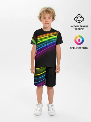 Детская пижама с шортами / АБСТРАКЦИЯ