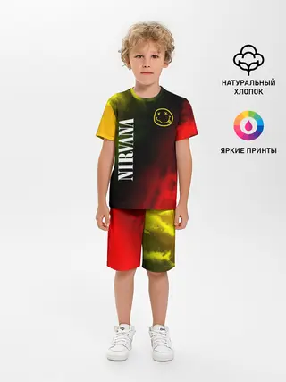 Детская пижама с шортами / NIRVANA / НИРВАНА