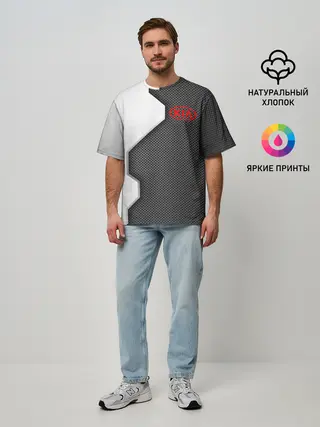 Мужская футболка оверсайз / Kia sport uniform auto