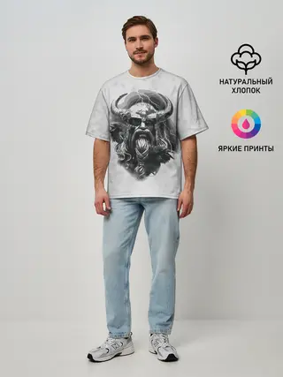 Мужская футболка оверсайз / Экспансия Викинга