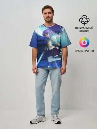 Мужская футболка оверсайз / Крылья