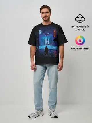 Мужская футболка оверсайз / Бегущий по лезвию 2049