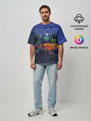Мужская футболка оверсайз / Fortnite