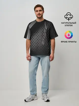 Мужская футболка оверсайз / SpaceX