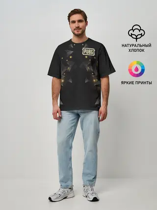 Мужская футболка оверсайз / PUBG Guard Light