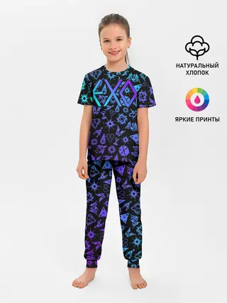 Детская пижама с брюками / EXO K-POP | LogoBombing