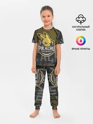 Детская пижама с брюками / Спорт Пикачу