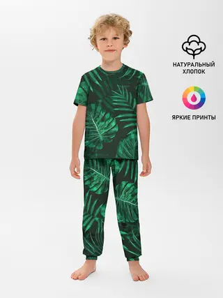Детская пижама с брюками / Джунгли