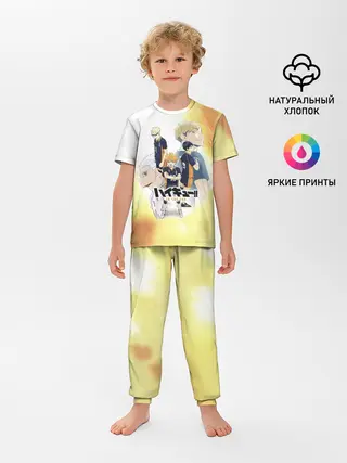 Детская пижама с брюками / Шоё, Тобио, Кей, Семи и Атсуму Haikyuu!!