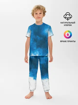 Детская пижама с брюками / СИНИЙ ДЫМ