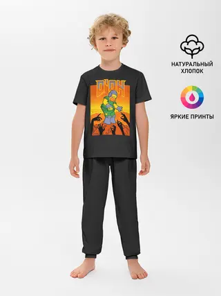 Детская пижама с брюками / Doom x Simpsons