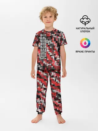 Детская пижама с брюками / Майнкрафт