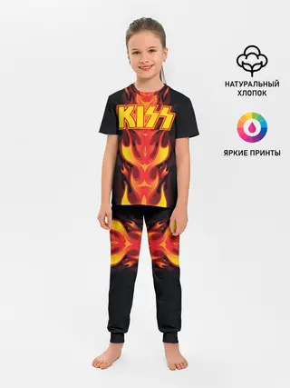Детская пижама с брюками / Kiss