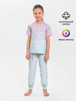 Детская пижама с брюками / Милый градиент