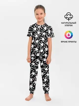 Детская пижама с брюками / ЪУЪ СЪУКА ГЛИТЧ