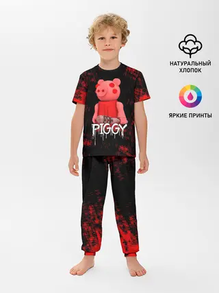 Детская пижама с брюками / ROBLOX PIGGY - СВИНКА ПИГГИ